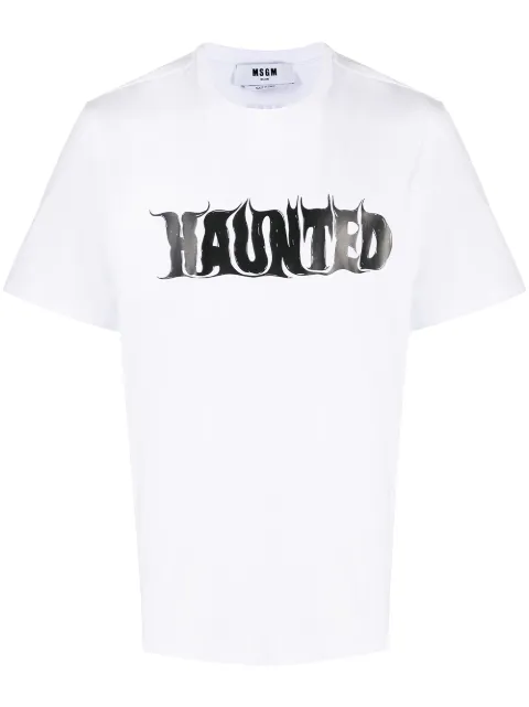 MSGM Haunted crew-neck T-shirt