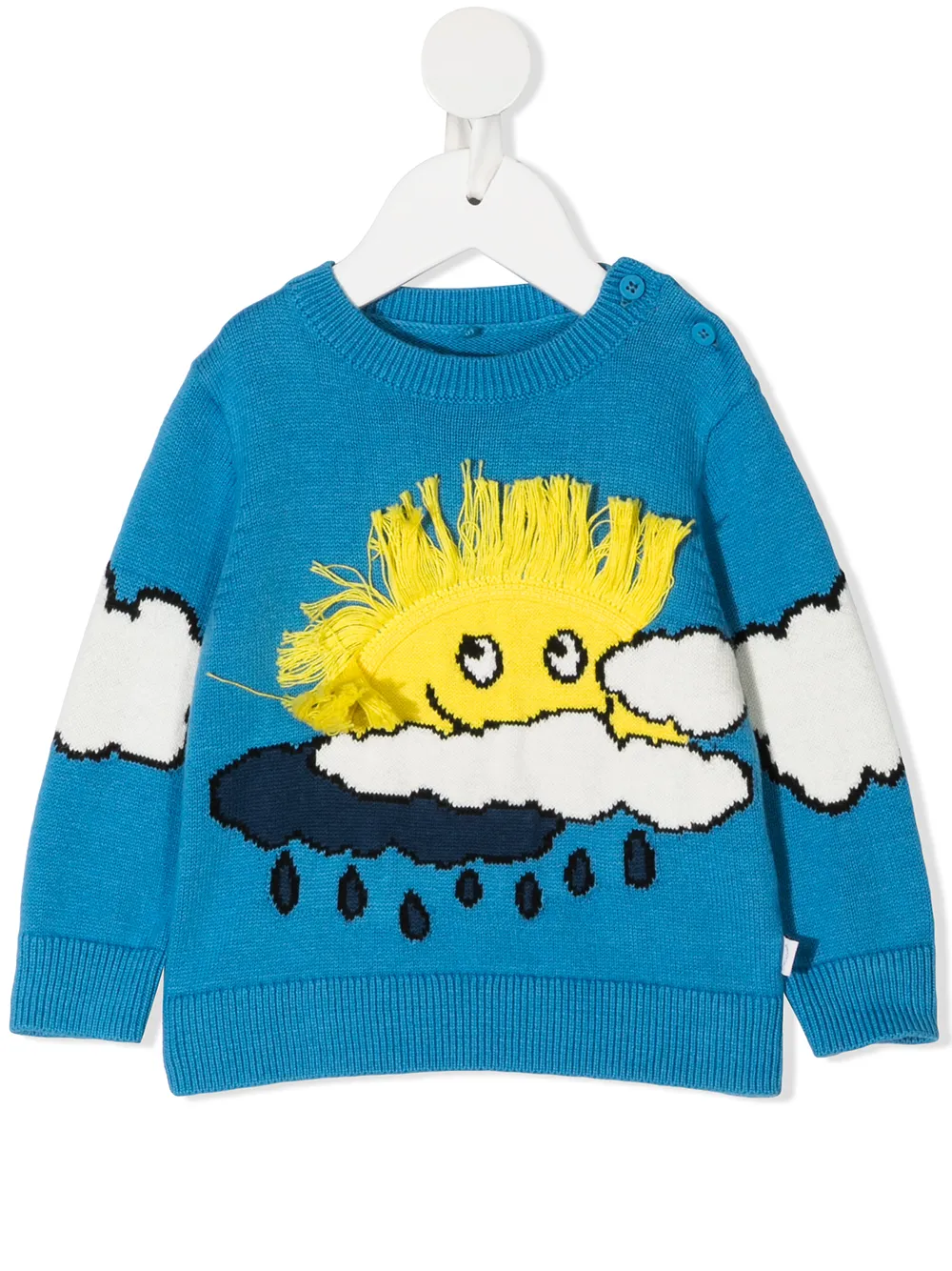 Stella McCartney Kids intarsia-patterned Knitted Jumper - Farfetch
