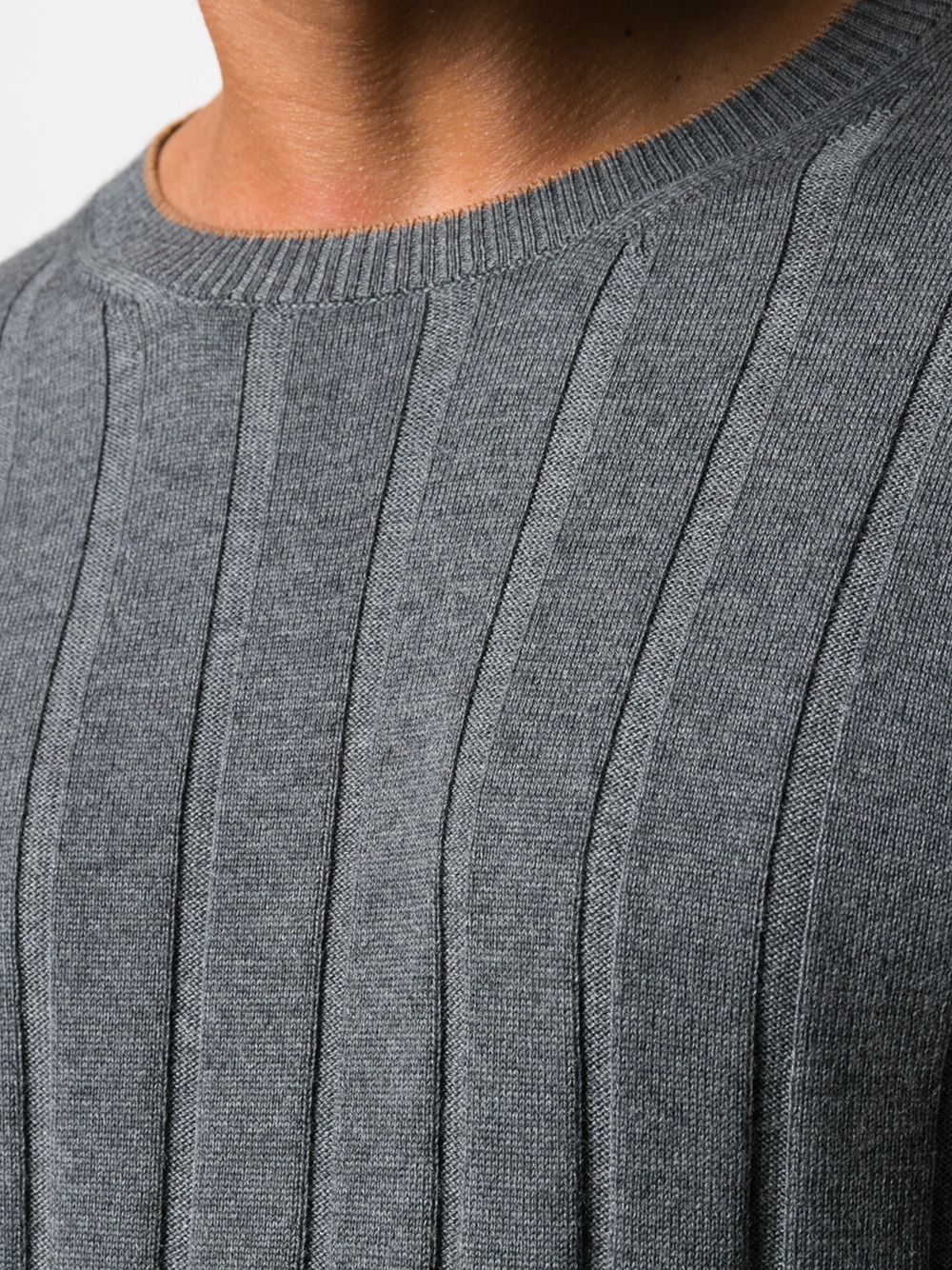 фото Eleventy fine-knit ribbed wool jumper