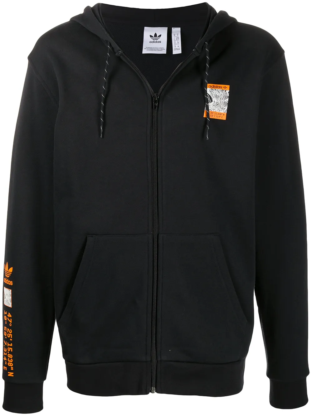 adidas zip up hoodie