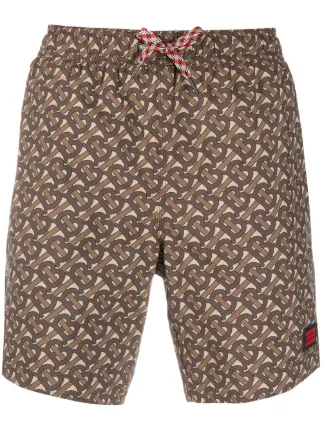 Burberry monogram swim shorts Clearance