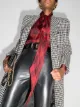 Image 2 of Saint Laurent semi-sheer bow-detail silk blouse
