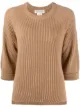 الصورة 1 من Lamberto Losani three-quarter sleeve knit jumper