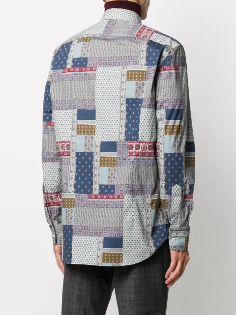 etro patchwork shirt