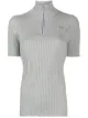 الصورة 1 من Courrèges توب مضلع بسحاب نصفي