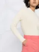Courrèges long sleeved ribbed logo top