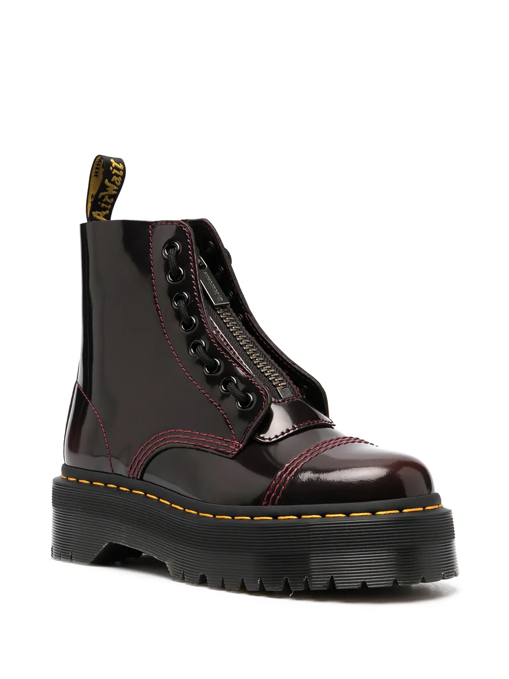 фото Dr. martens лакированные ботинки на шнуровке