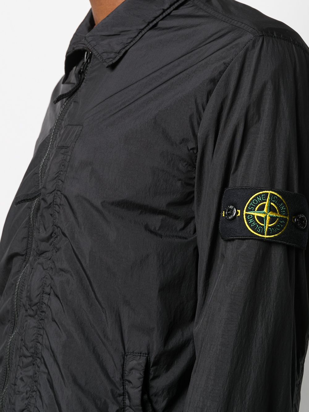 фото Stone island куртка-рубашка с длинными рукавами