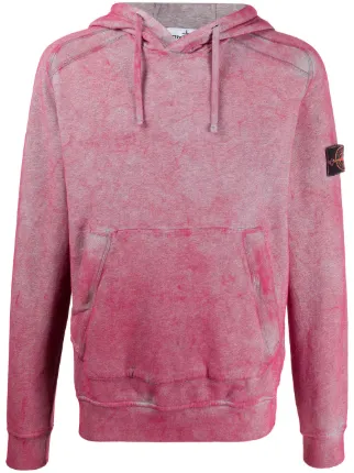 Stone island felpa rosa deals