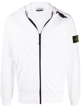 stone island fleece moletom com capuz