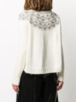 embroidered roll neck jumper展示图