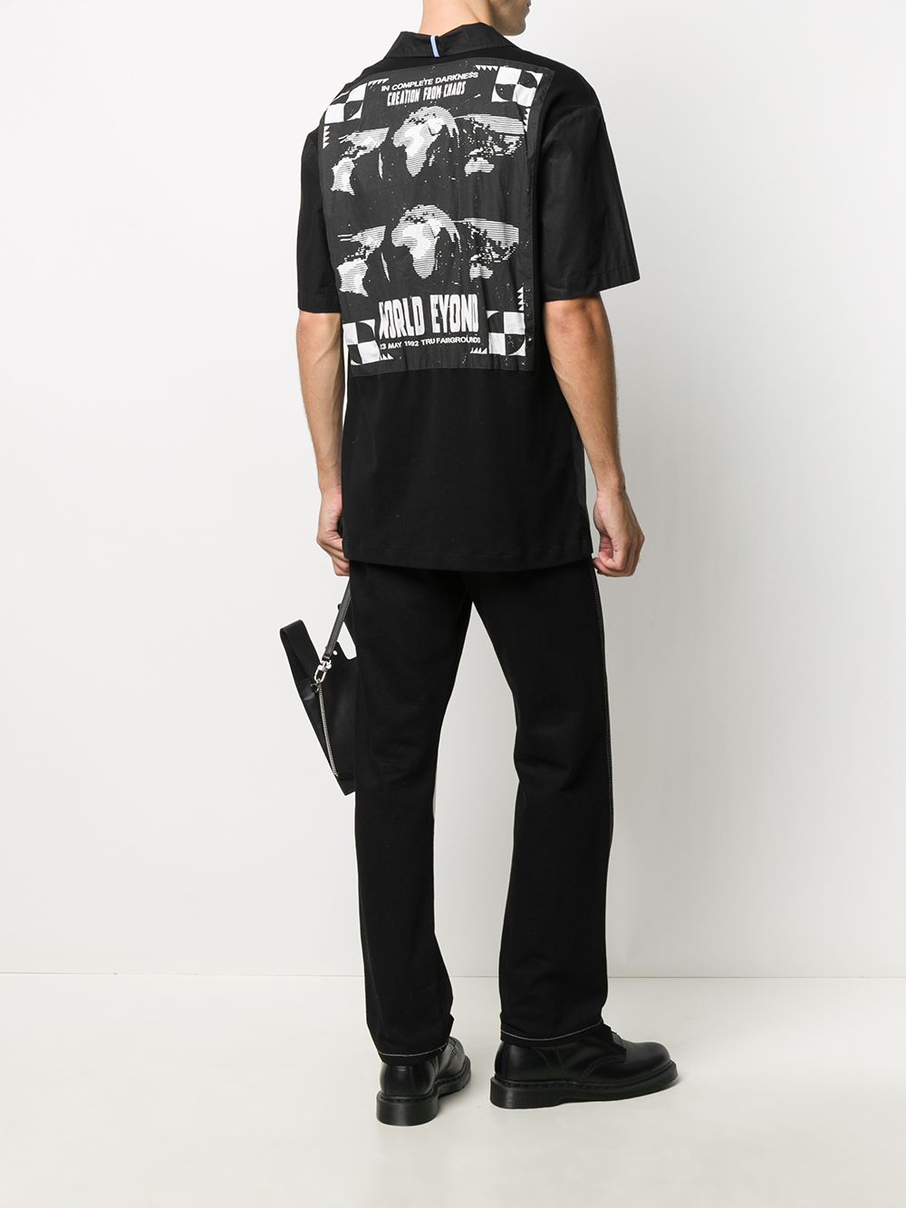 фото Mcq swallow graphic print shirt