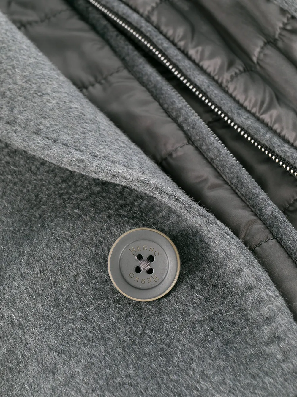 Herno single-breasted layered coat | Image 6