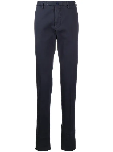 Incotex mid-rise chino trousers