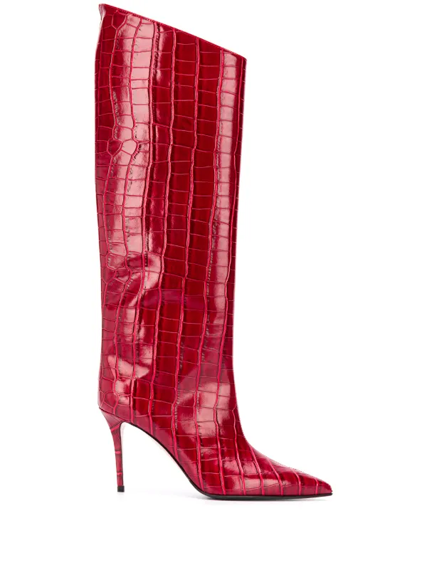 red croc boots