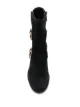 Stuart Weitzman بوت كاحل شمواه بإبزيم
