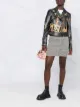 الصورة 2 من Moschino جاكيت بايكر بطبعة سحابات