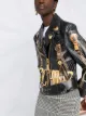 Moschino جاكيت بايكر بطبعة سحابات