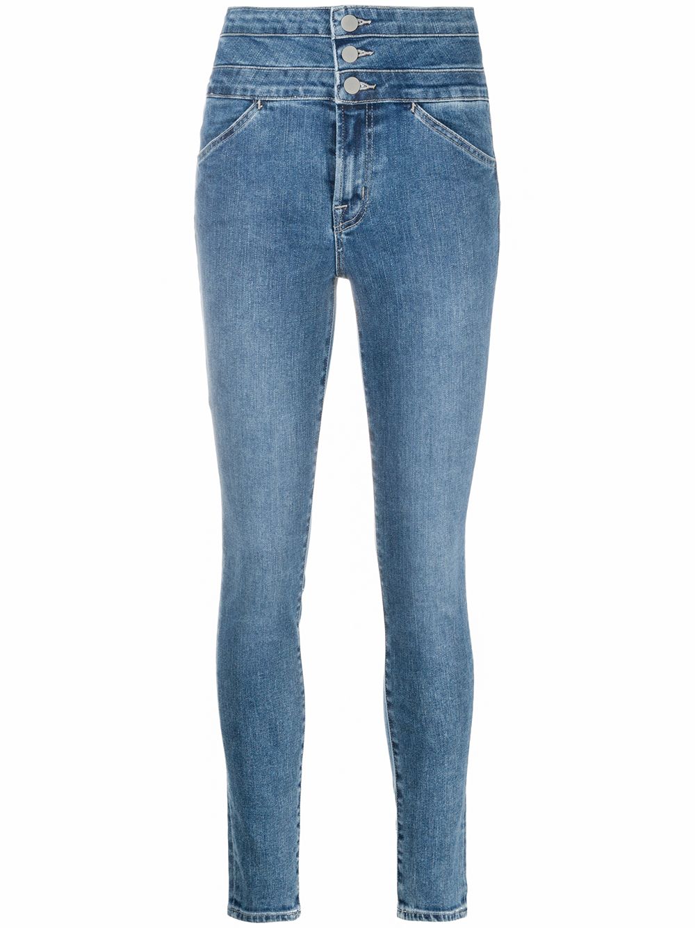 фото J brand high rise skinny jeans