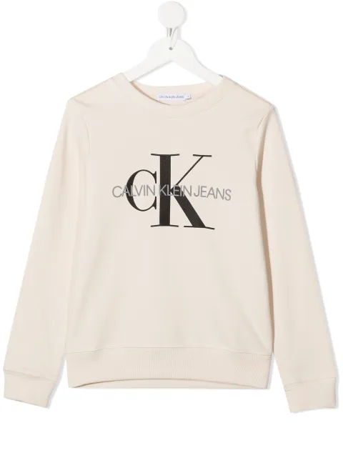 Calvin Klein Kids سويت شيرت بطبعة شعار الماركة