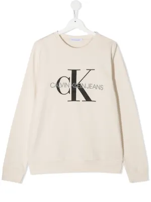 calvin klein hoodie beige