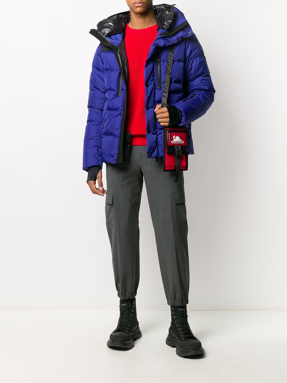 фото Moncler grenoble rodenberg hooded down jacket