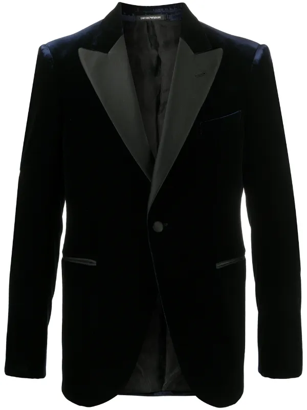 emporio armani velvet jacket