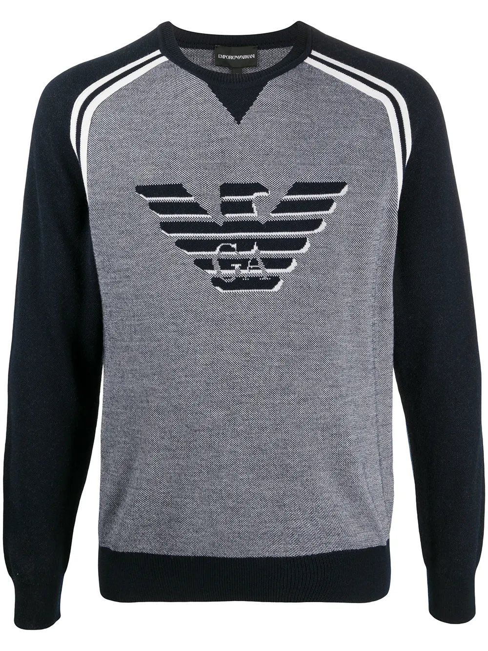 grey armani jumper