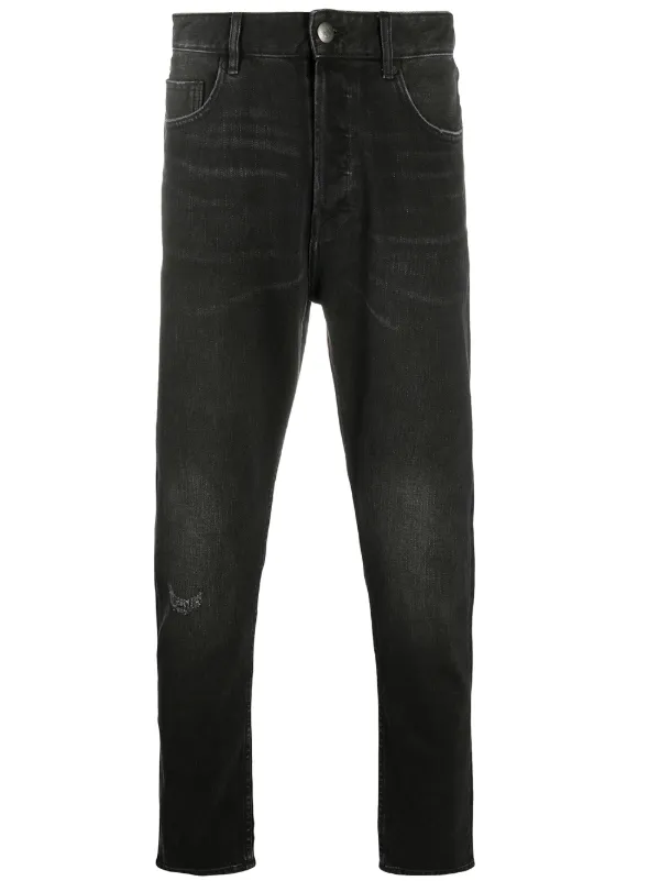 armani slim fit jeans black