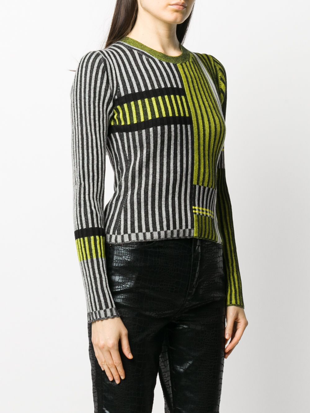 фото Mcq ribbed knit panelled jumper