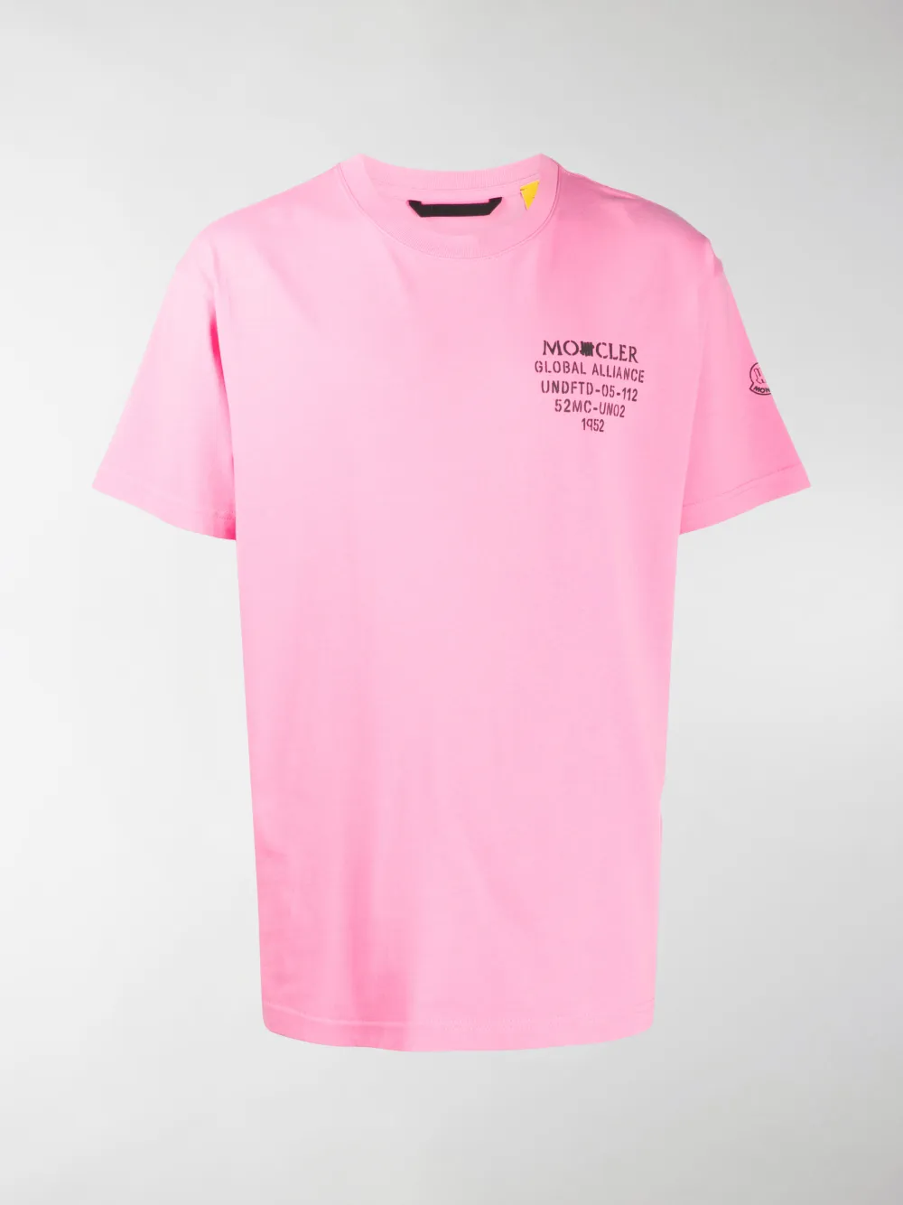 Image of Moncler Genius graphic-pritn crew neck T-Shirt