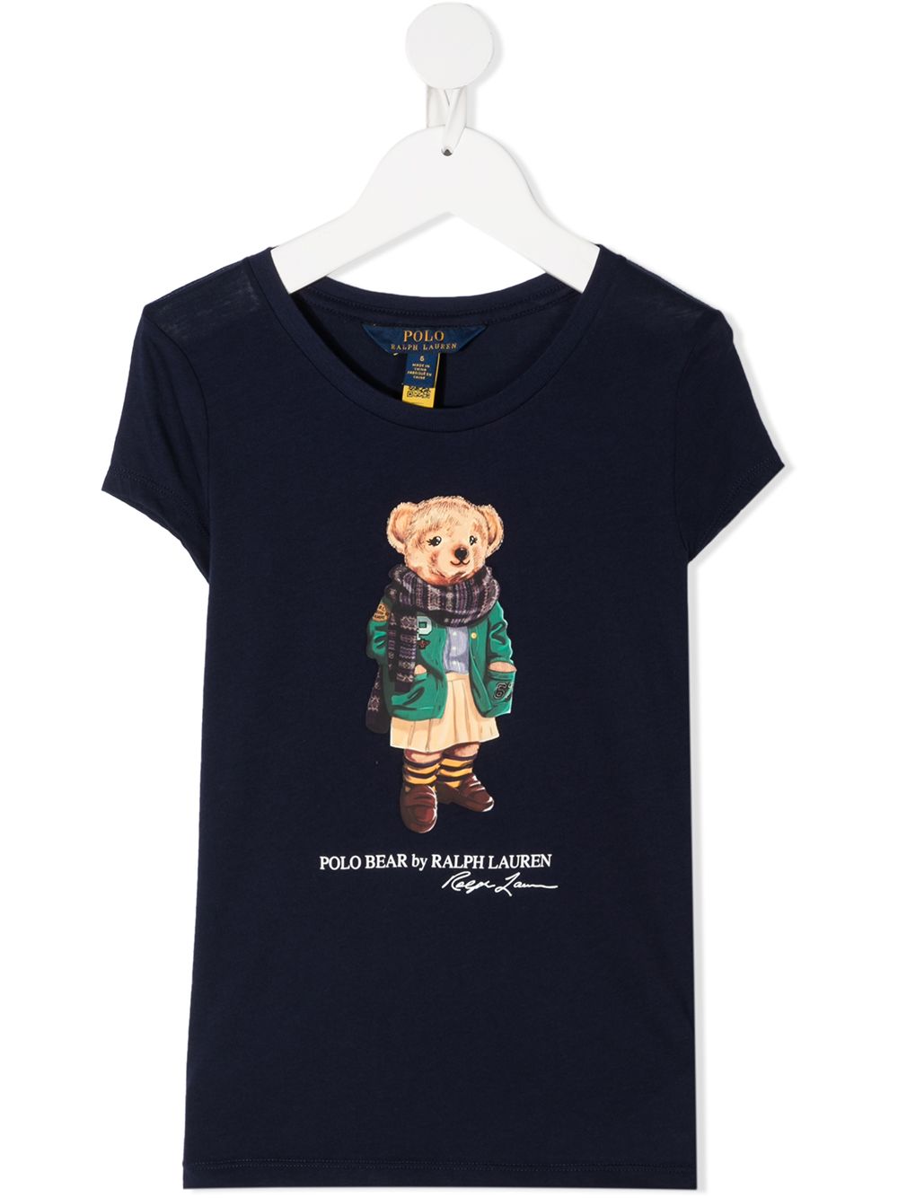 фото Ralph lauren kids футболка scarf bear с короткими рукавами