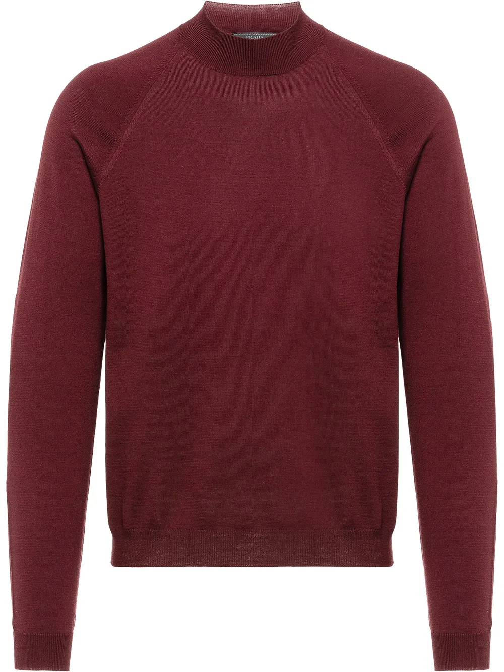 

Prada raglan-sleeve wool jumper - Red