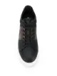 Emporio Armani logo-embossed platform trainers