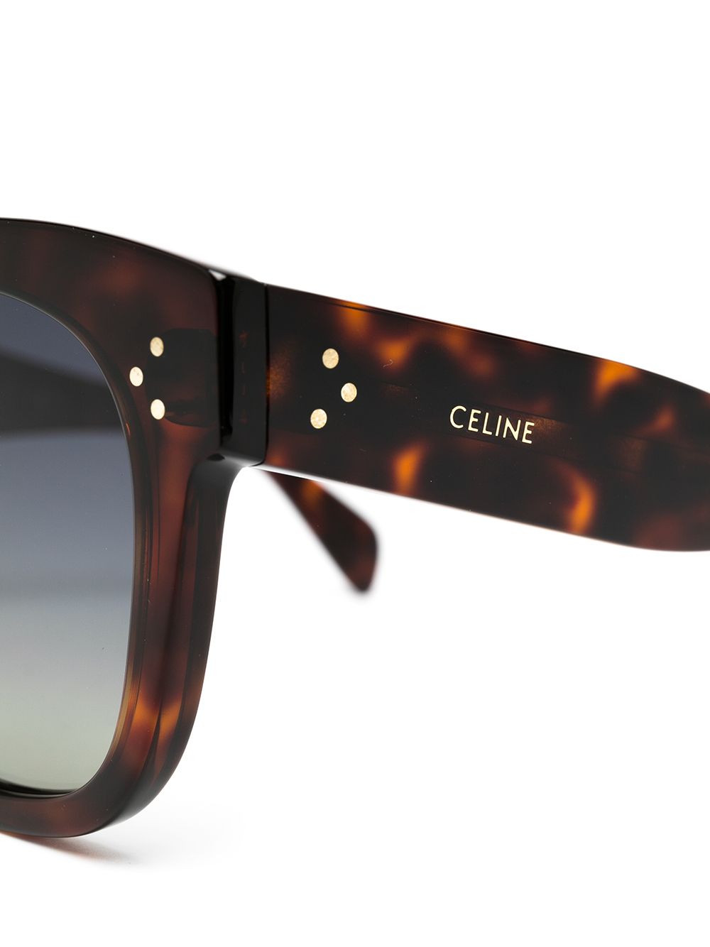 фото Celine eyewear солнцезащитные очки в массивной оправе