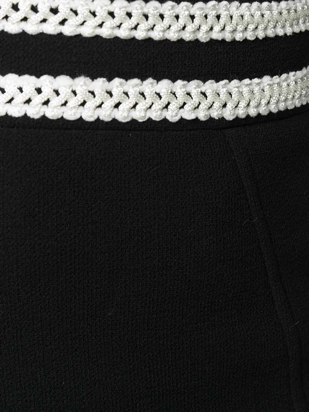 Moschino Kokerrok met gestikte taille Zwart