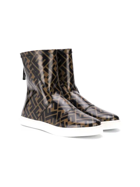 Fendi Kids بوت بشعار FF