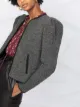 Isabel Marant Zingy structured shoulder jacket