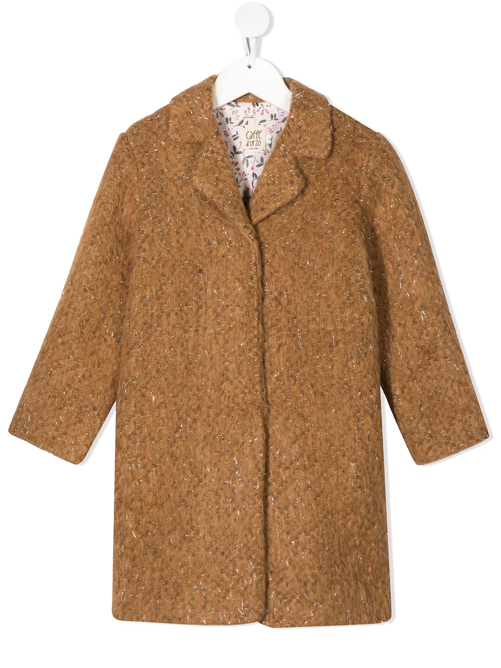 фото Caffe' d'orzo long wool-blend coat