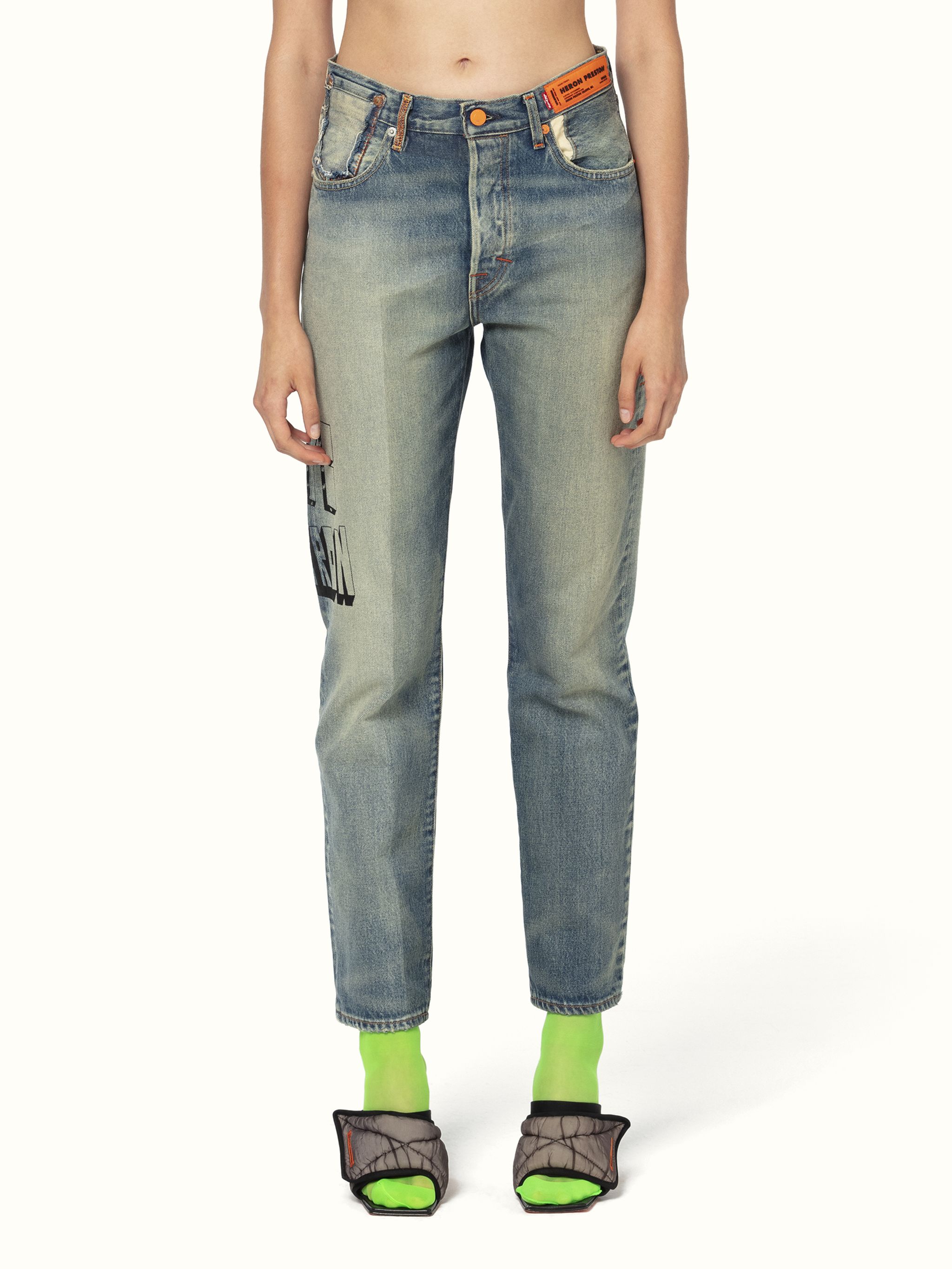 x Levi's straight-fit jeans