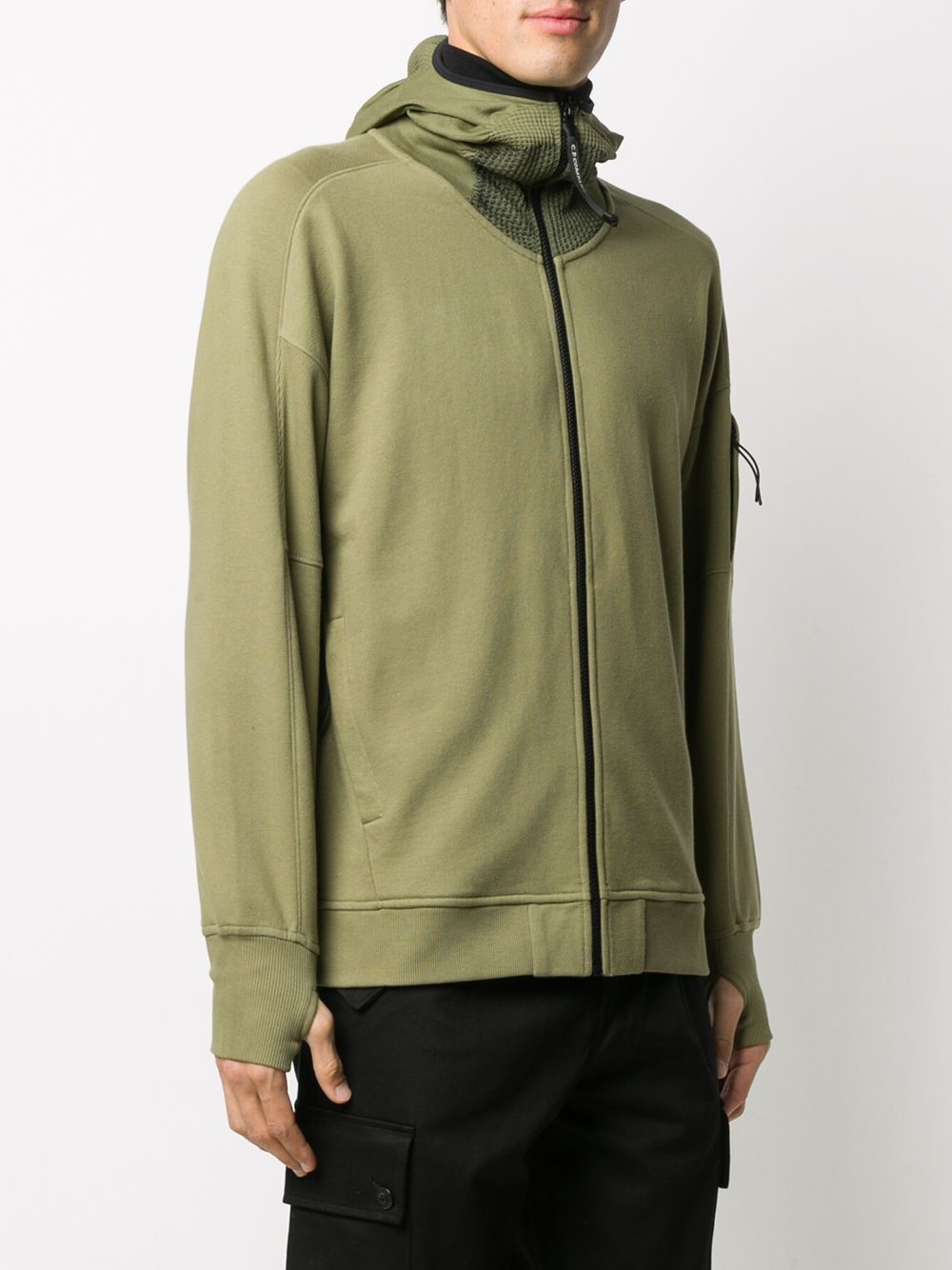 фото C.p. company zipped long-sleeve hoodie