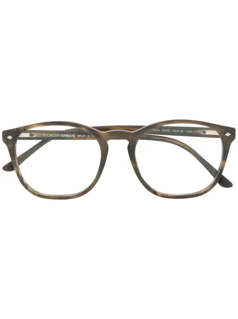 Giorgio Armani lentes con armazón rectangular