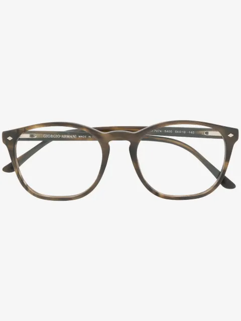 Giorgio Armani rectangle frame glasses