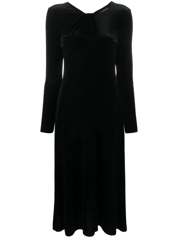 armani velvet dress