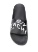 Givenchy logo print leather slides