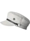 Maison Michel Abby soft cap - White