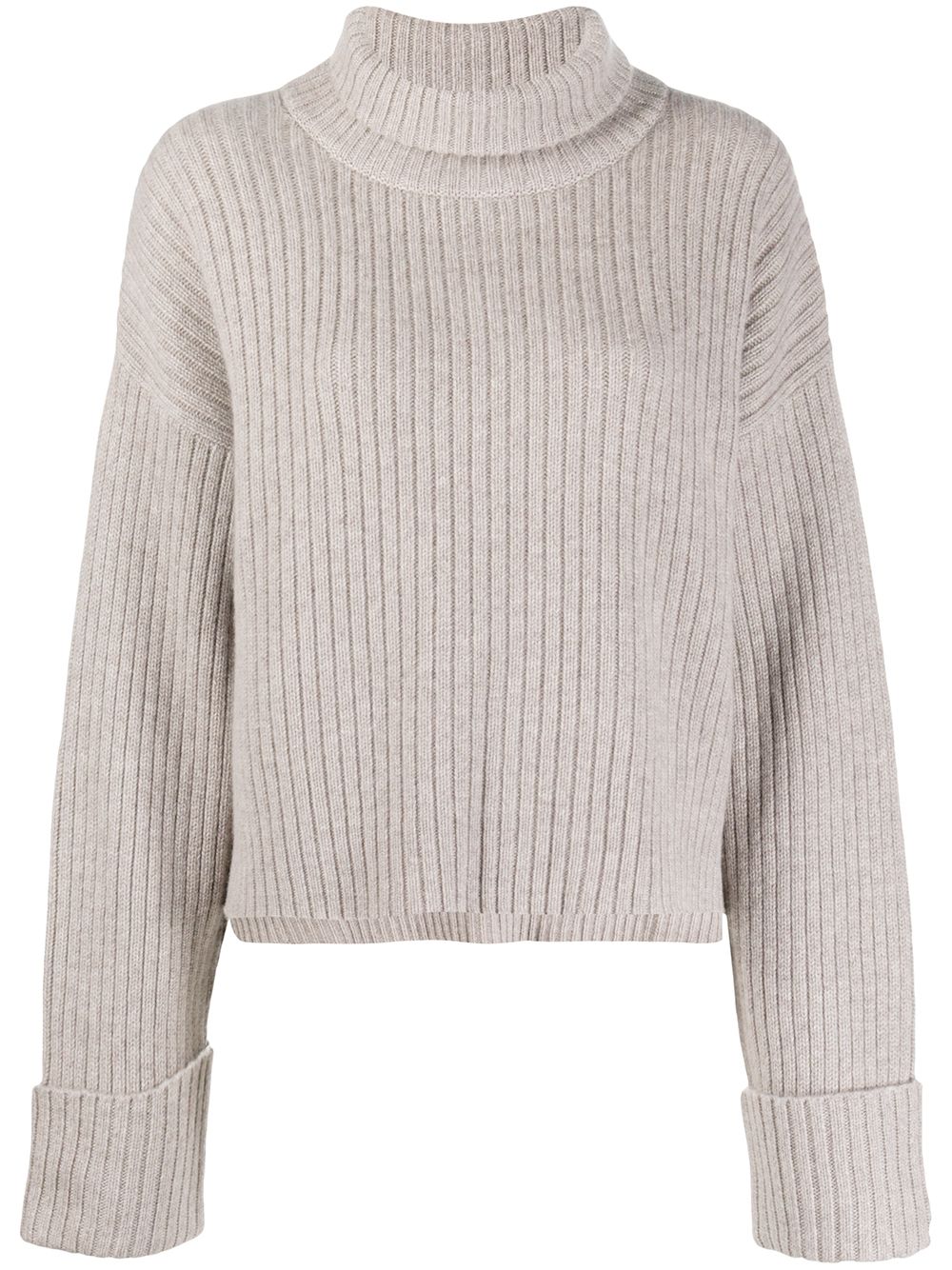 фото Le kasha cashmere ribbed roll neck jumper