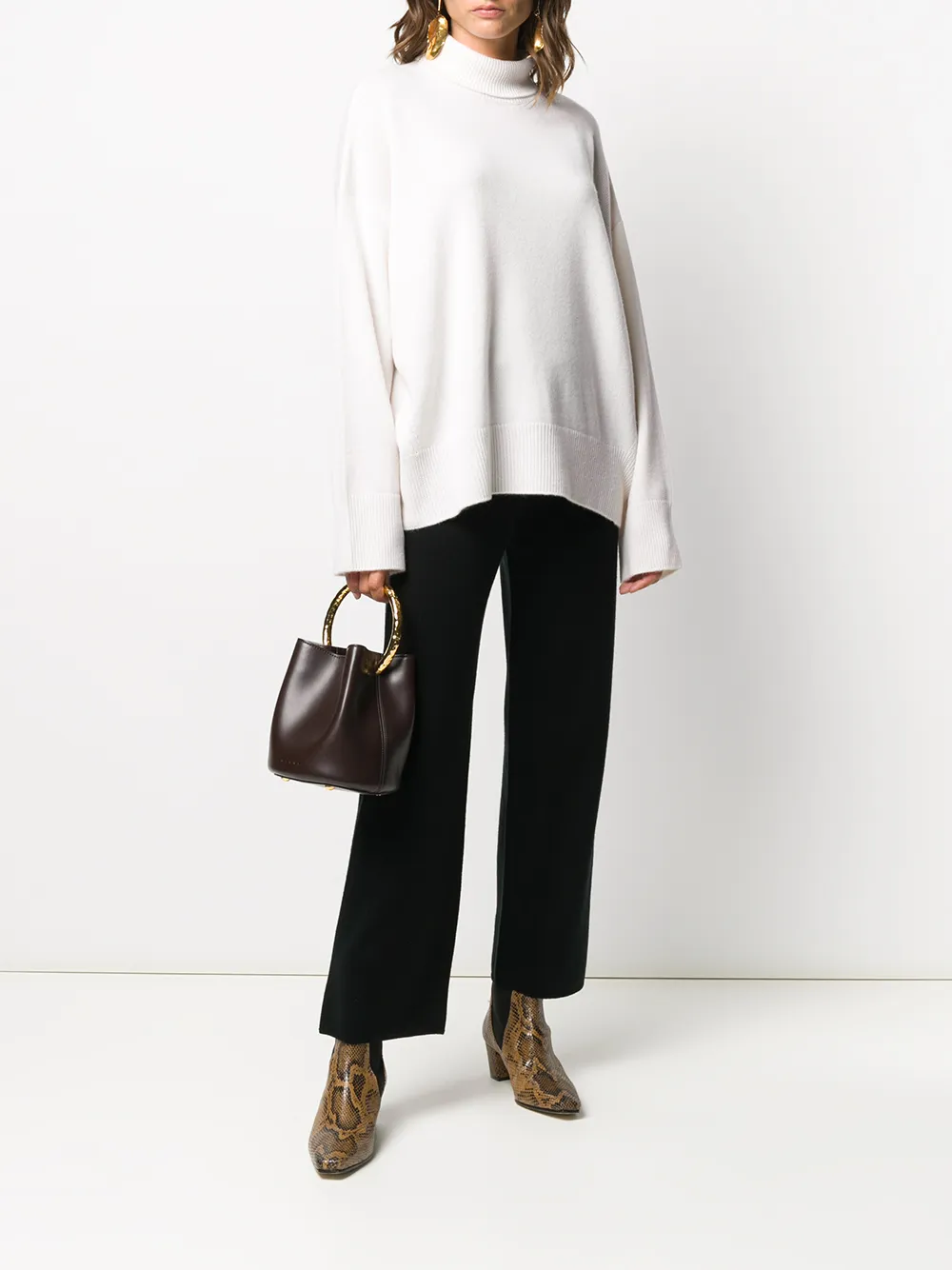 Le Kasha cashmere roll neck jumper | Jumpers | Image 2