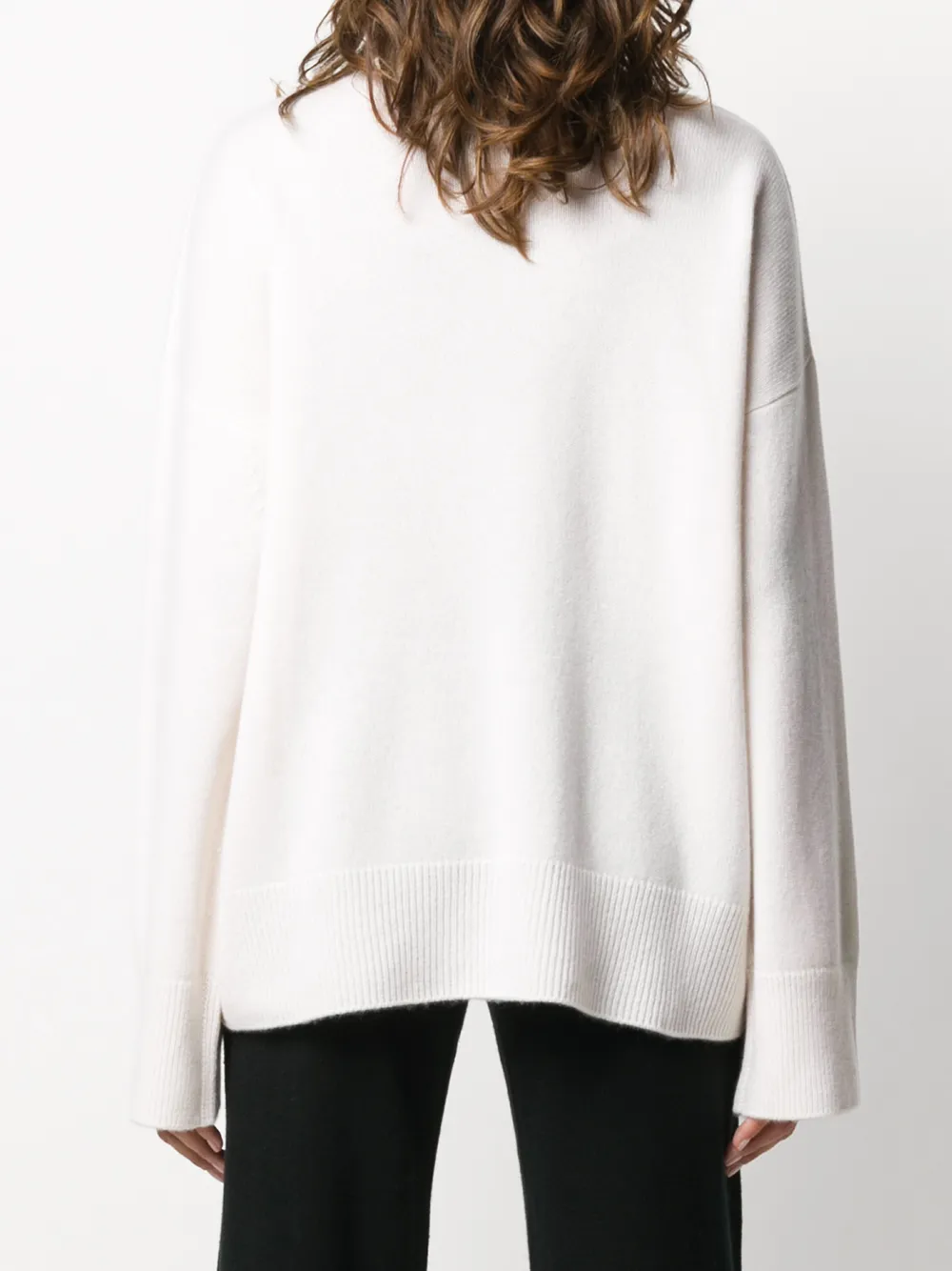 Le Kasha Merida Funnel-neck Cashmere Jumper In White