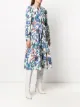 Tory Burch فستان ميدي بطبعة زهور